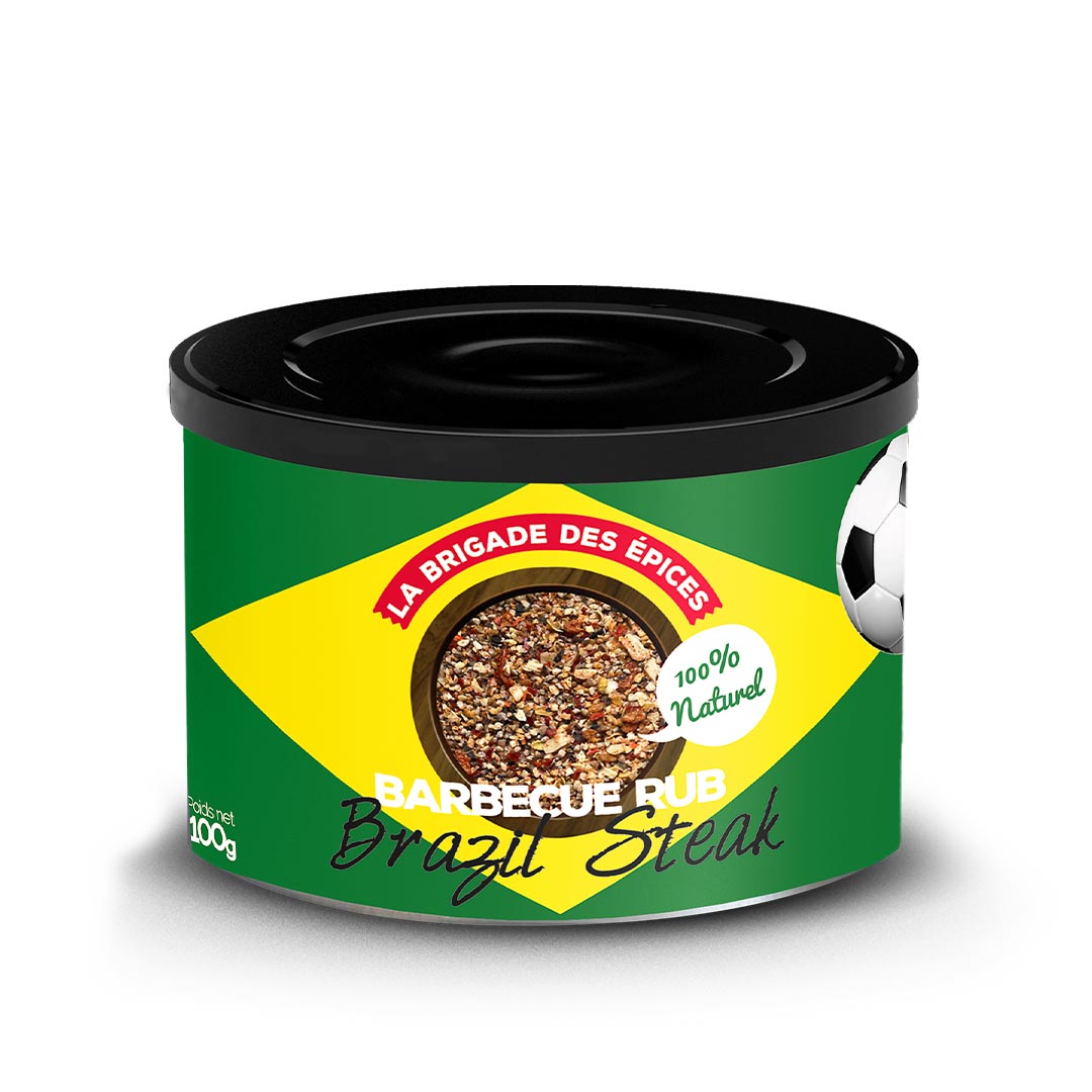 RUB Brazil Steak - Mélange d'épices pour le Boeuf - Poivre noir fumé et Muscovado
